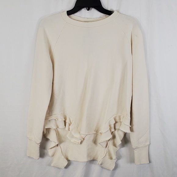 BLACK ORCHID Double Ruffle Sweater - Picture 1 of 2
